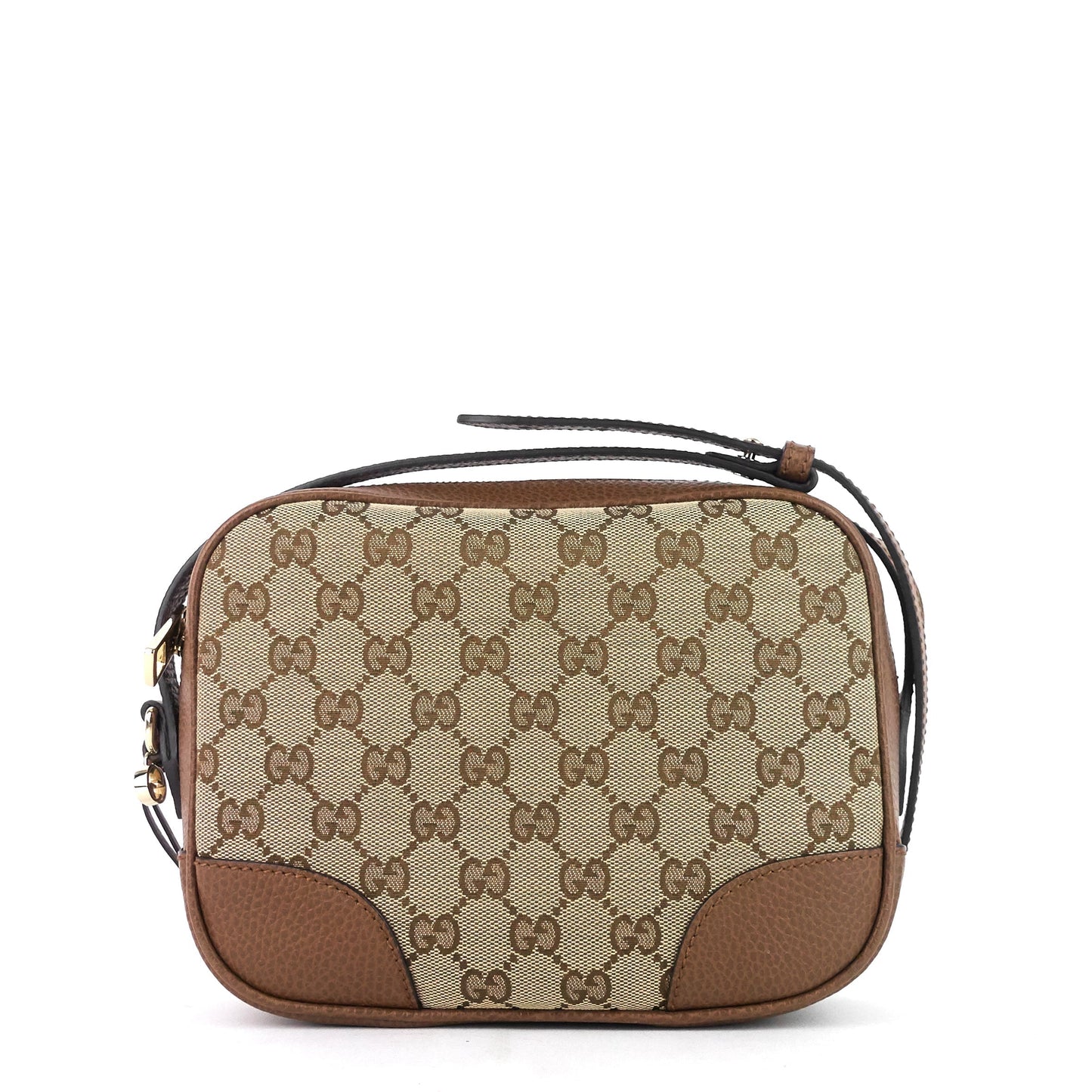 Gucci Bree Mini Monogram Canvas Messenger Bag
