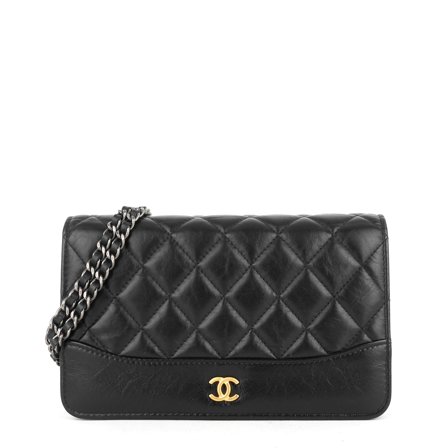 Chanel Gabrielle MatelassÃ© Calfskin Wallet on Chain WOC