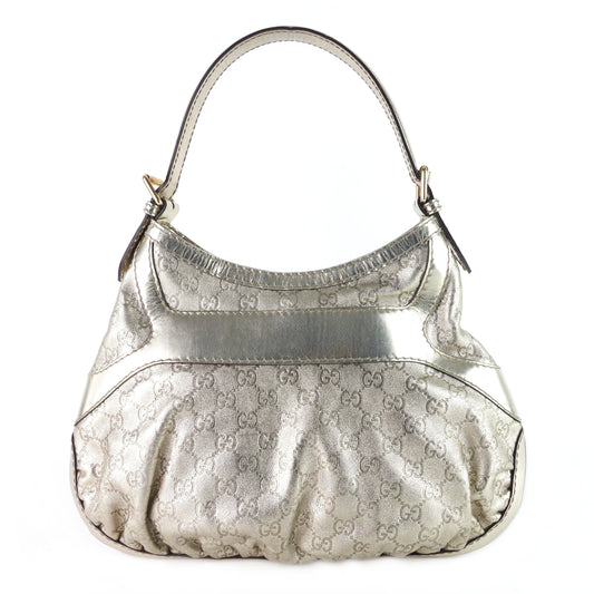 Gucci Leather Monogram Shoulder Bag Style 6