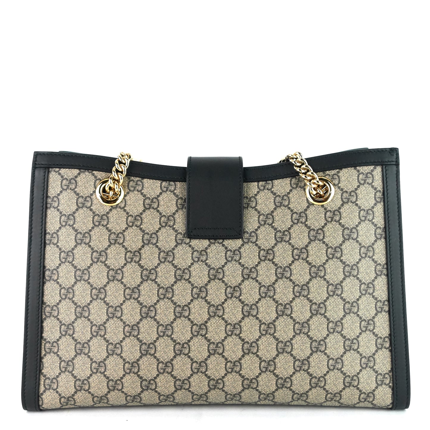 Gucci Medium Supreme GG Canvas Padlock Shoulder Bag