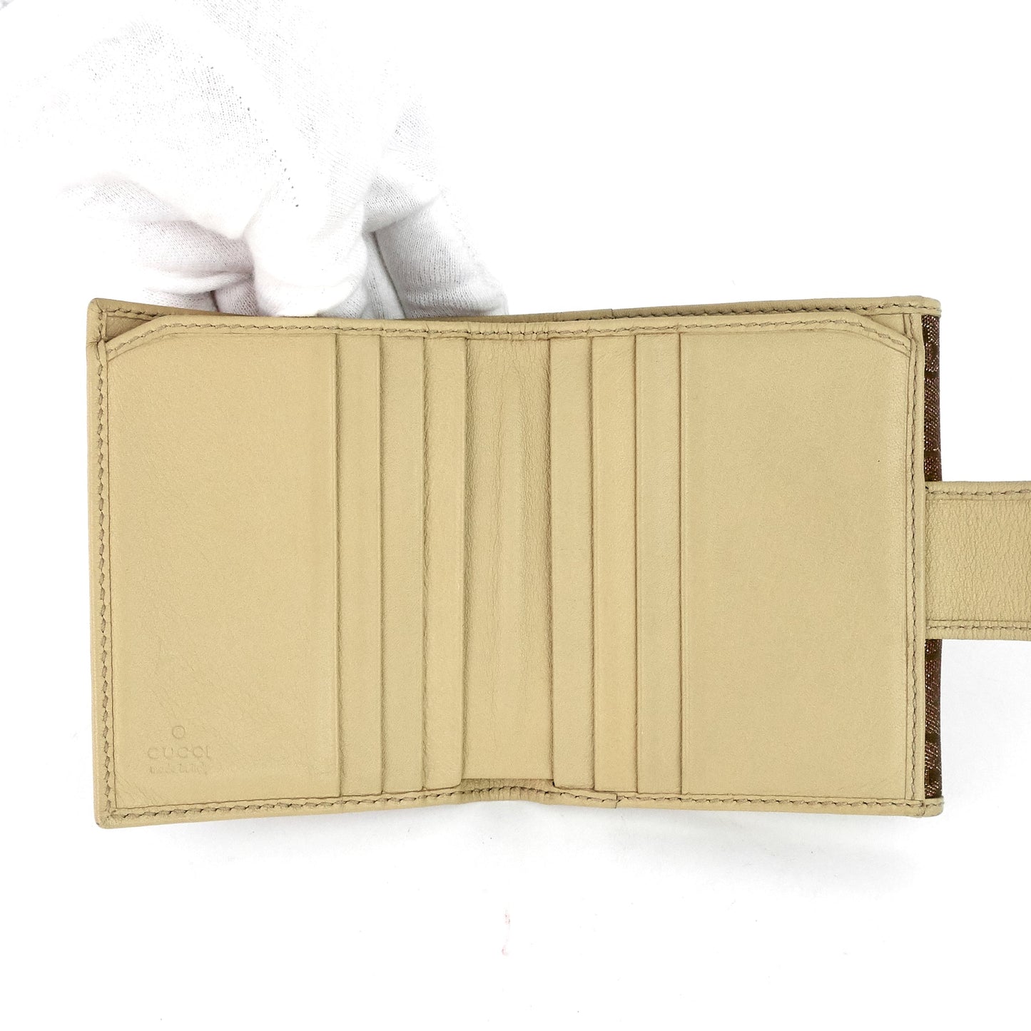 Gucci GG Canvas Compact Wallet