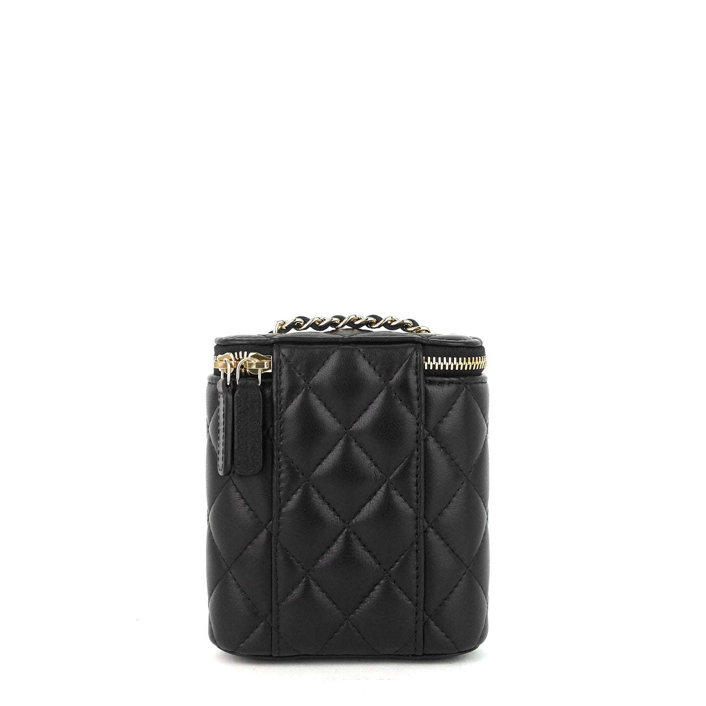 Chanel Classic Vanity with Chain Matelassé Lambskin Crossbody Bag