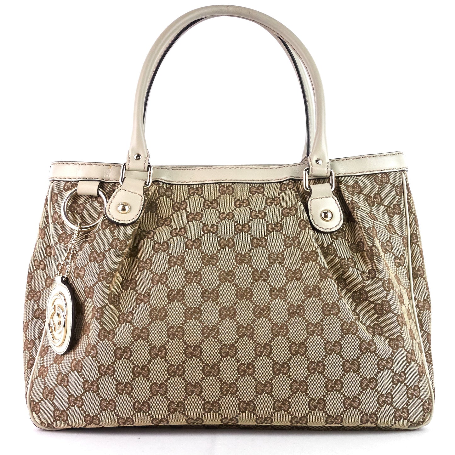Gucci Sukey GG Canvas Zipped Pocket Tote Bag