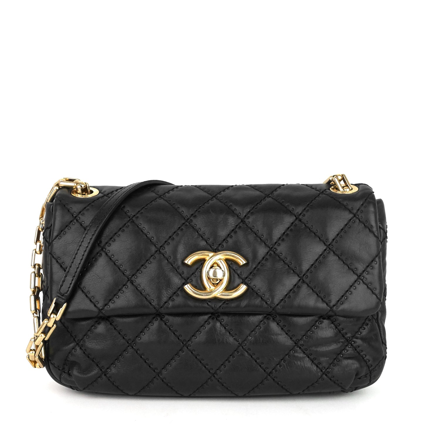 Chanel Retro Chain Medium Calfskin Flap Bag