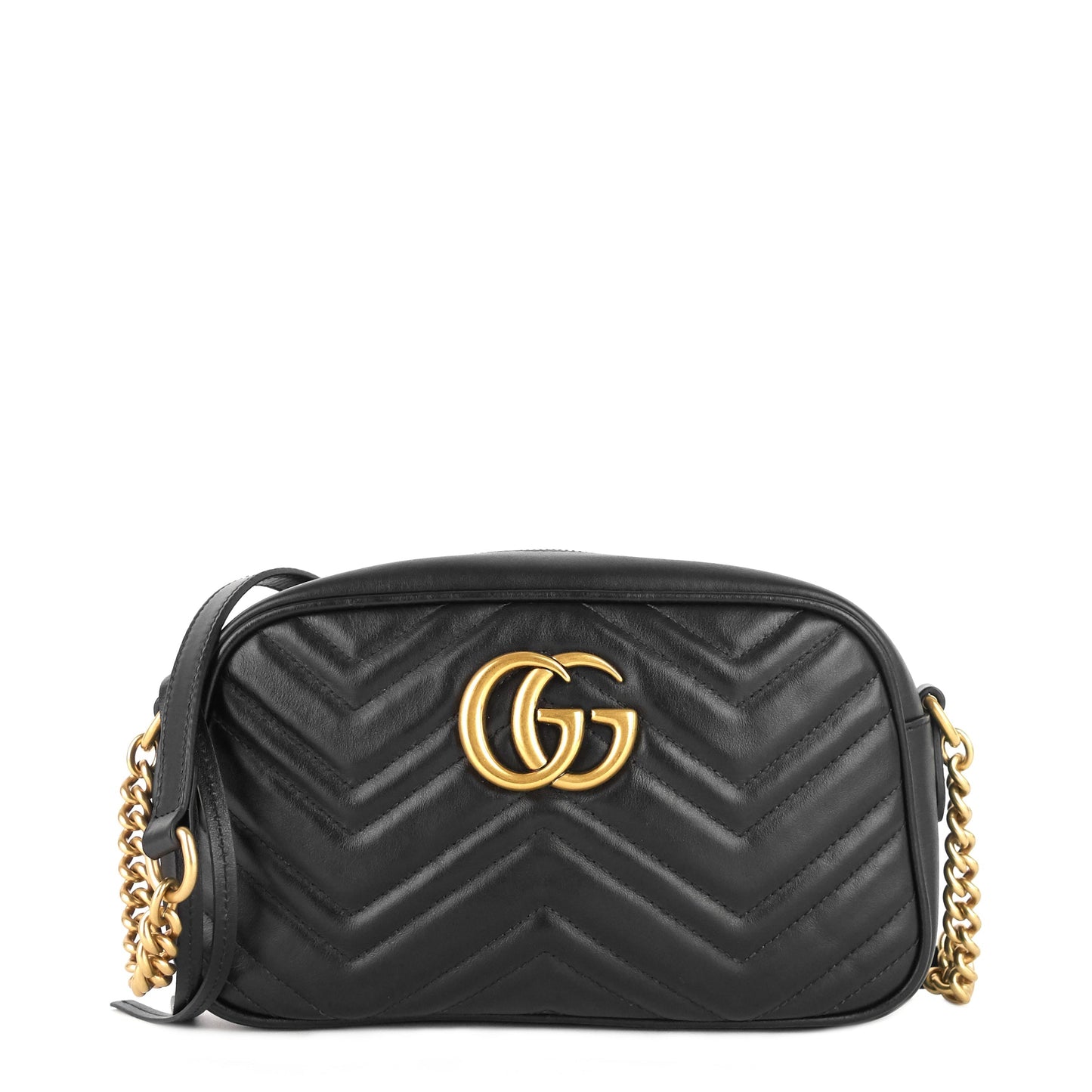 Gucci GG Marmont Small Matelass? Calfskin Shoulder Bag