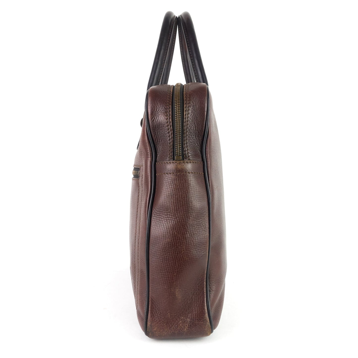 LOUIS VUITTON Utah Huron Leather Work Bag