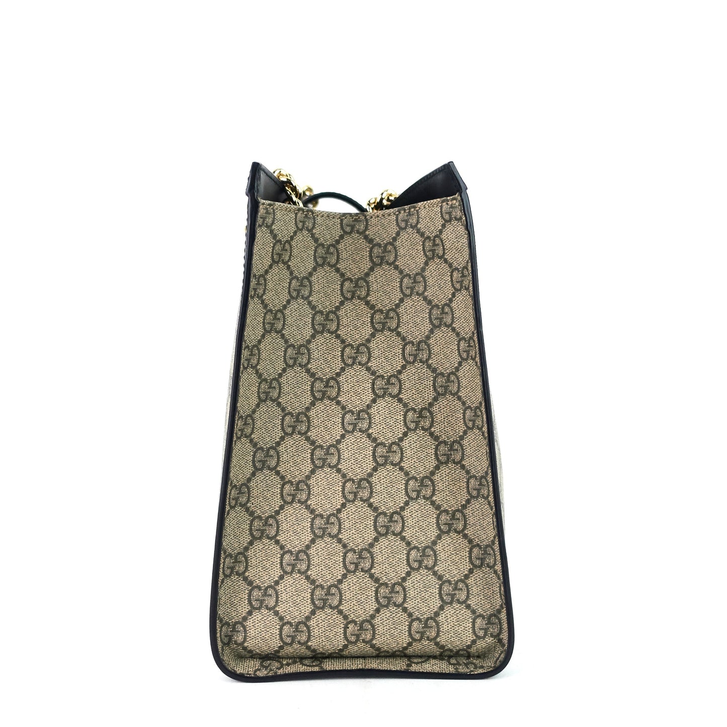 Gucci Medium Supreme GG Canvas Padlock Shoulder Bag