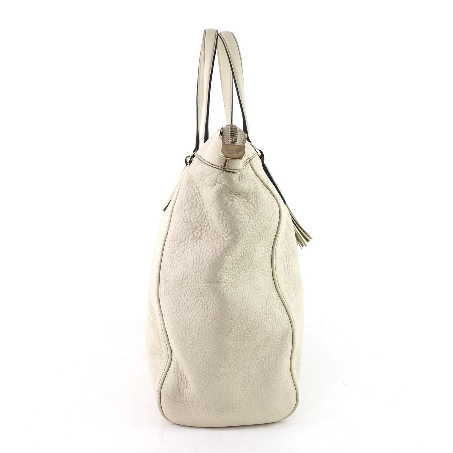 Gucci Soho Working Large Leather Tassels Tote Bag