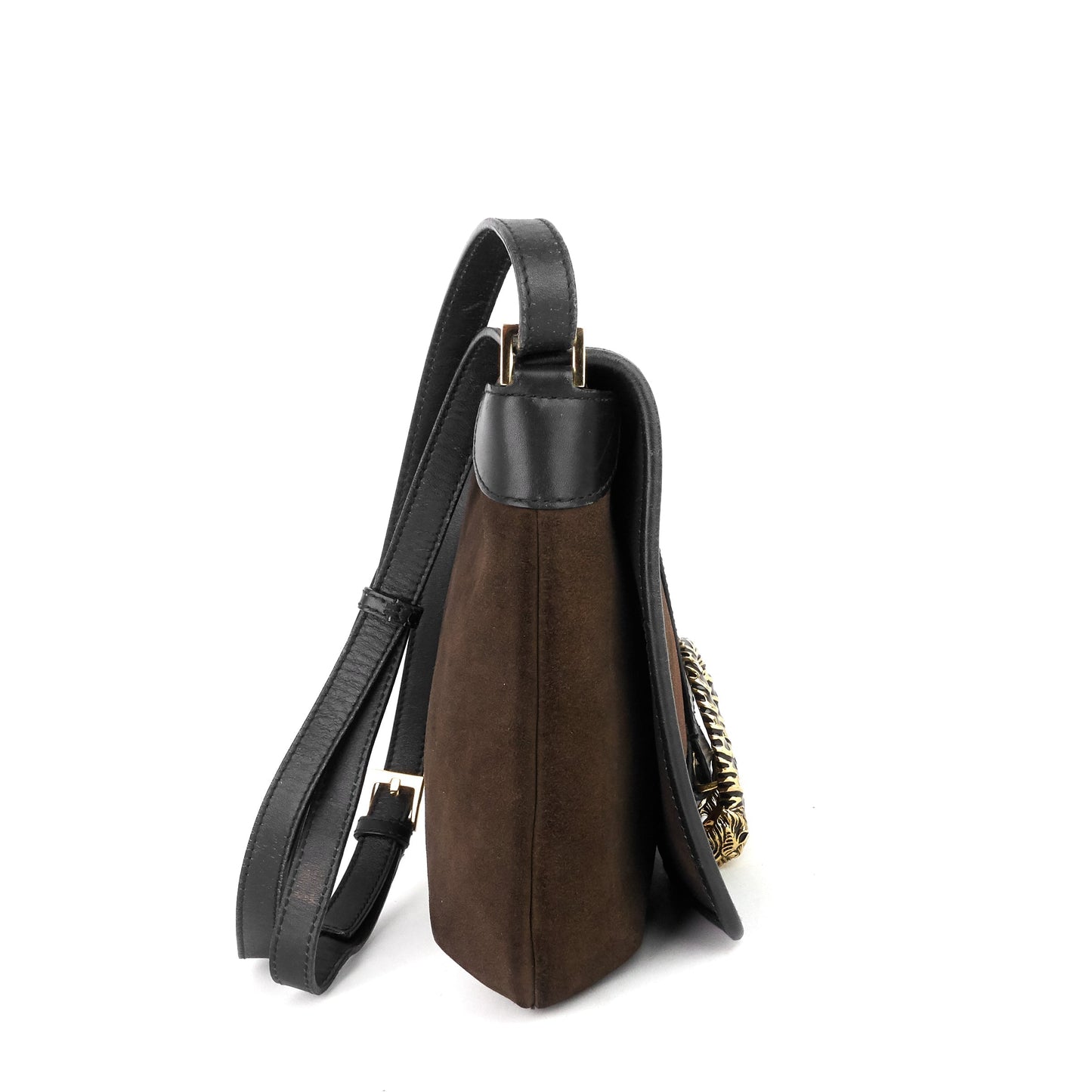 Gucci Dionysus Vintage Suede and Leather Shoulder Bag