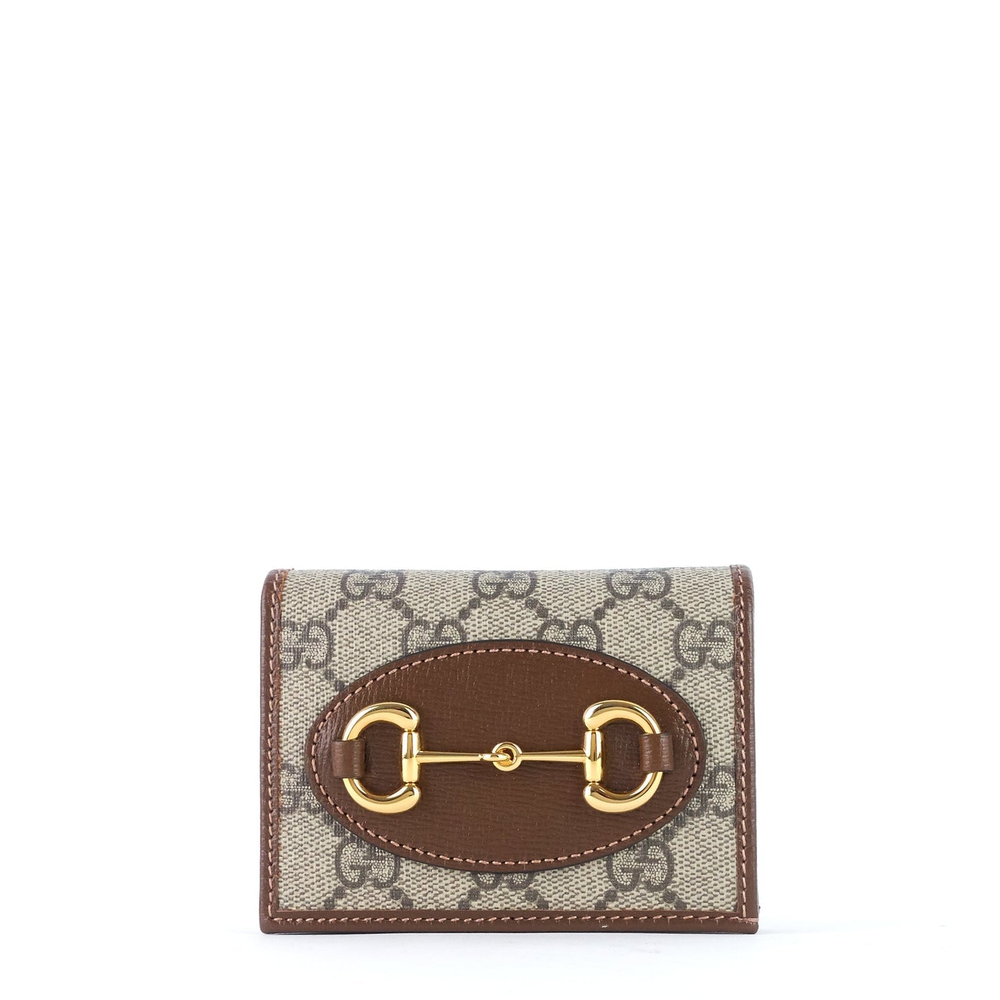 Gucci Horsebit 1955 GG Supreme Canvas Card Case