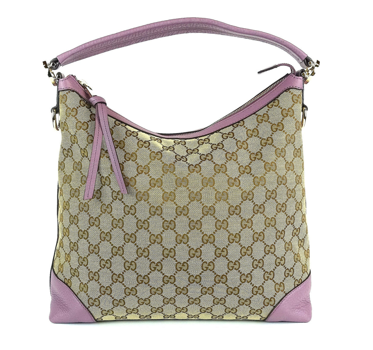 Gucci Monogram Canvas Hobo Bag