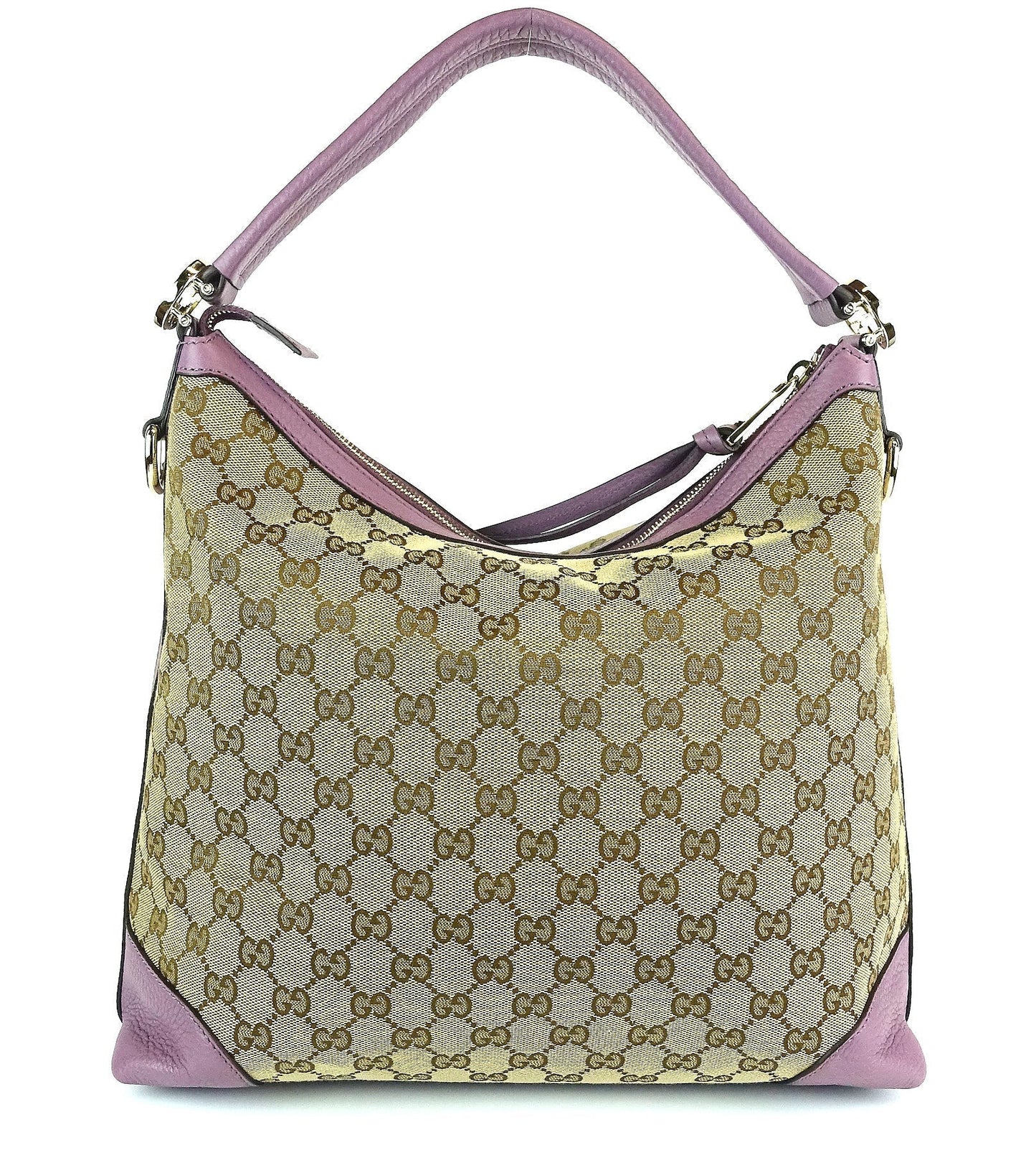 Gucci Monogram Canvas Hobo Bag