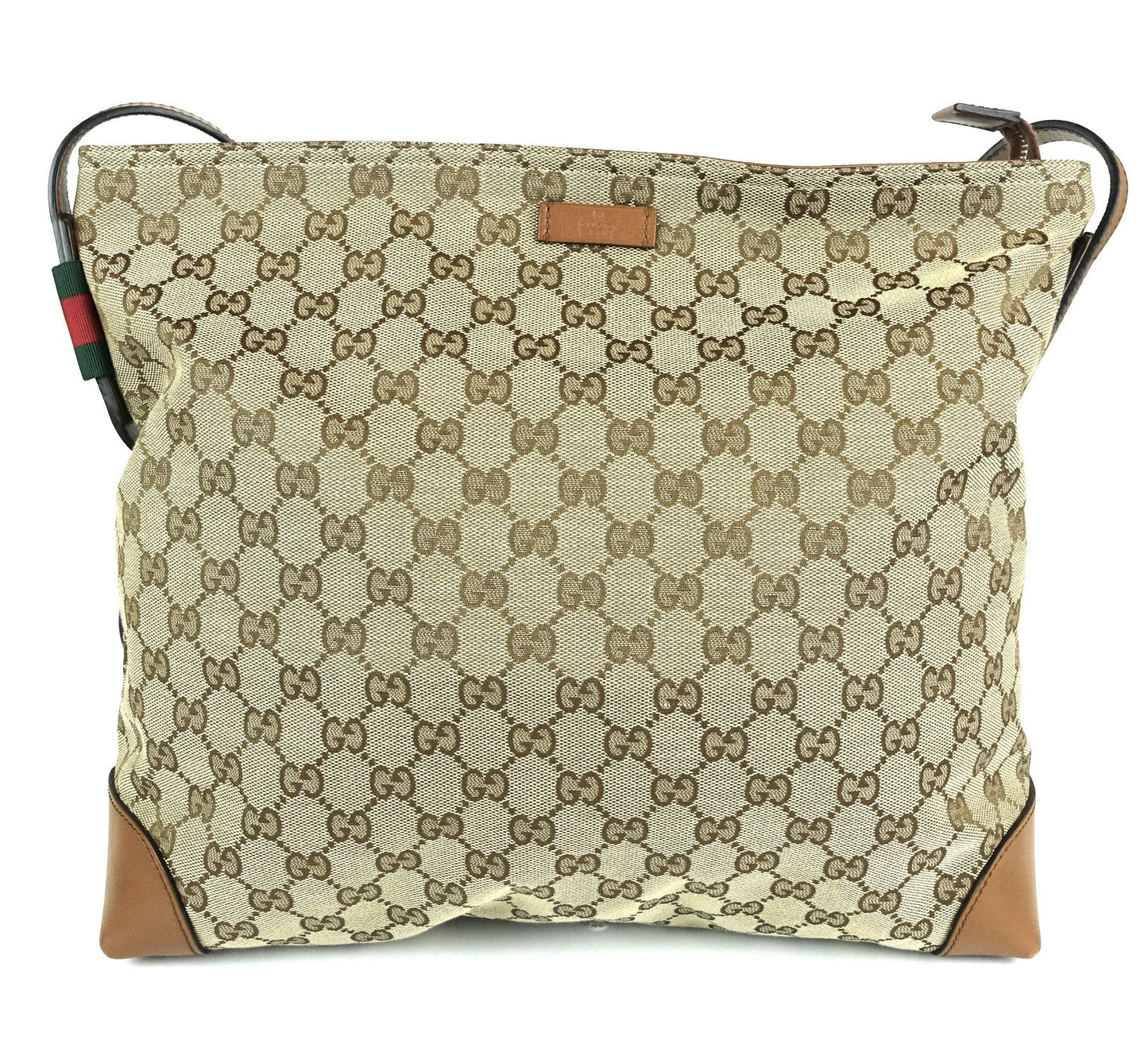 Gucci Monogram Canvas Large Messenger Bag
