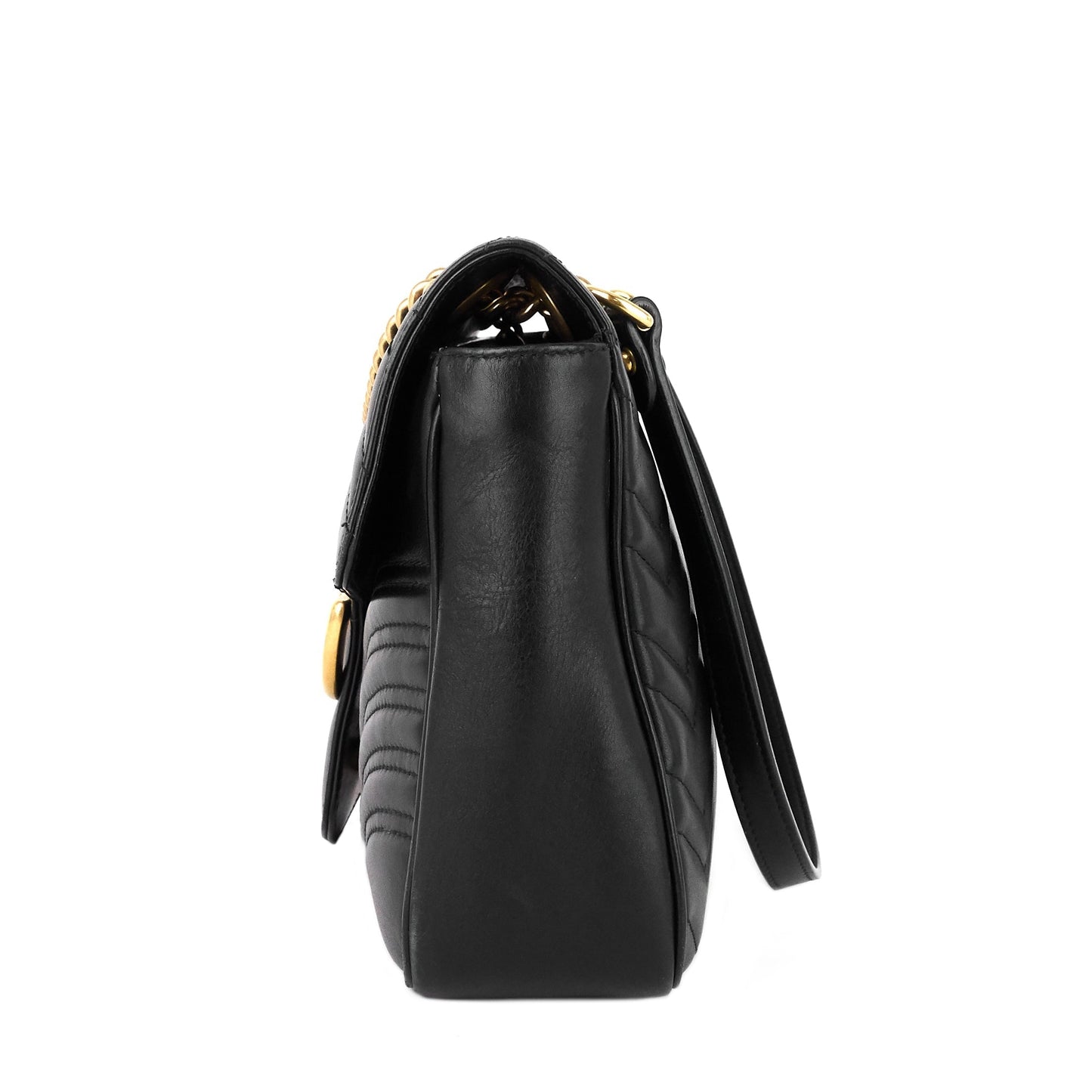 Gucci Marmont Medium Matelass? Leather Shoulder Bag