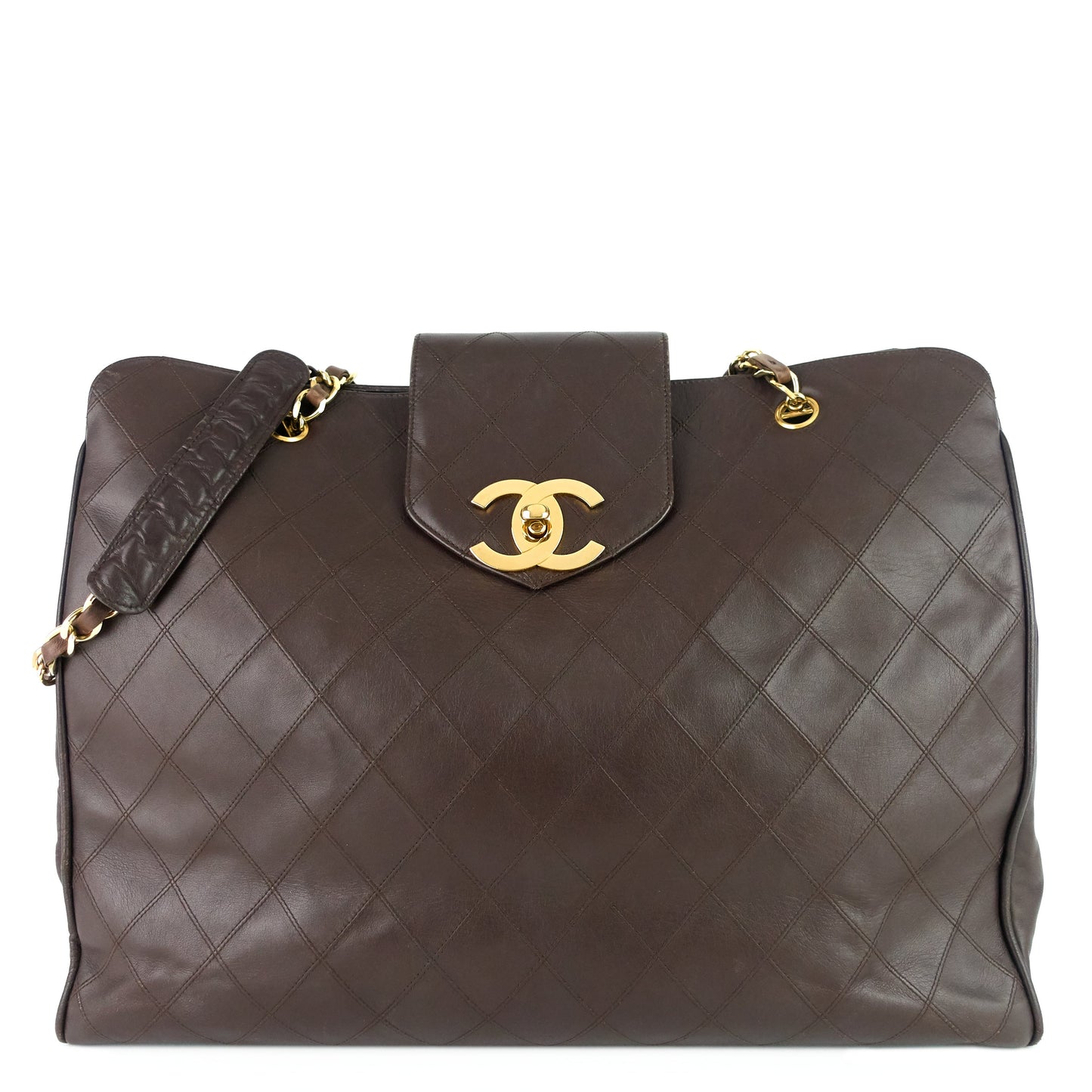 Chanel  Supermodel Weekender Large Calfskin Leather Bag