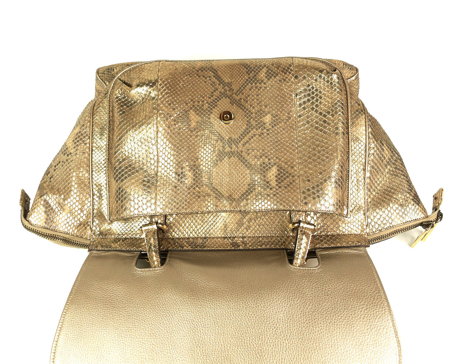 Gucci 1973 Python Skin Medium Bag