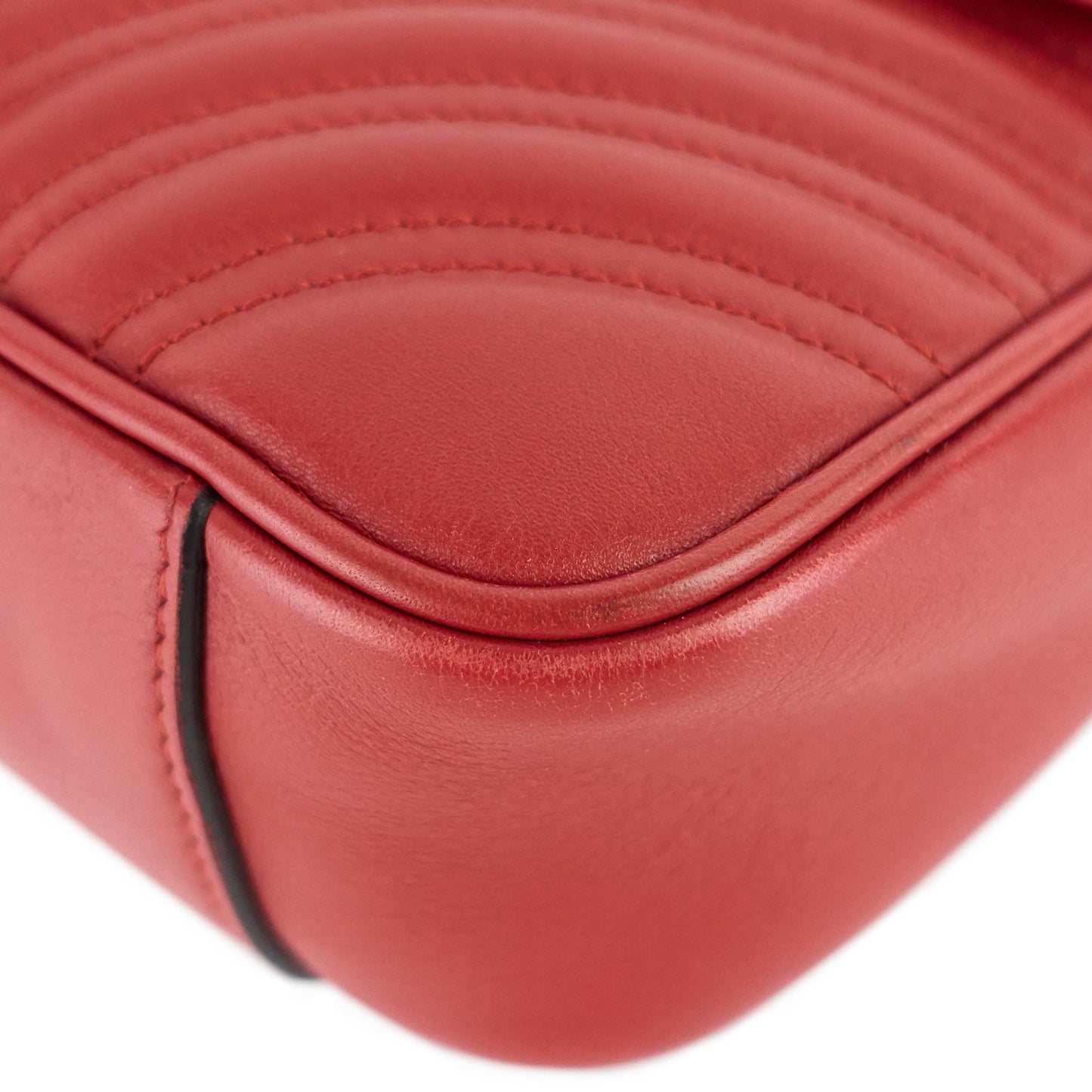 Gucci GG Marmont Small Matelass? Calfskin Leather Shoulder Bag