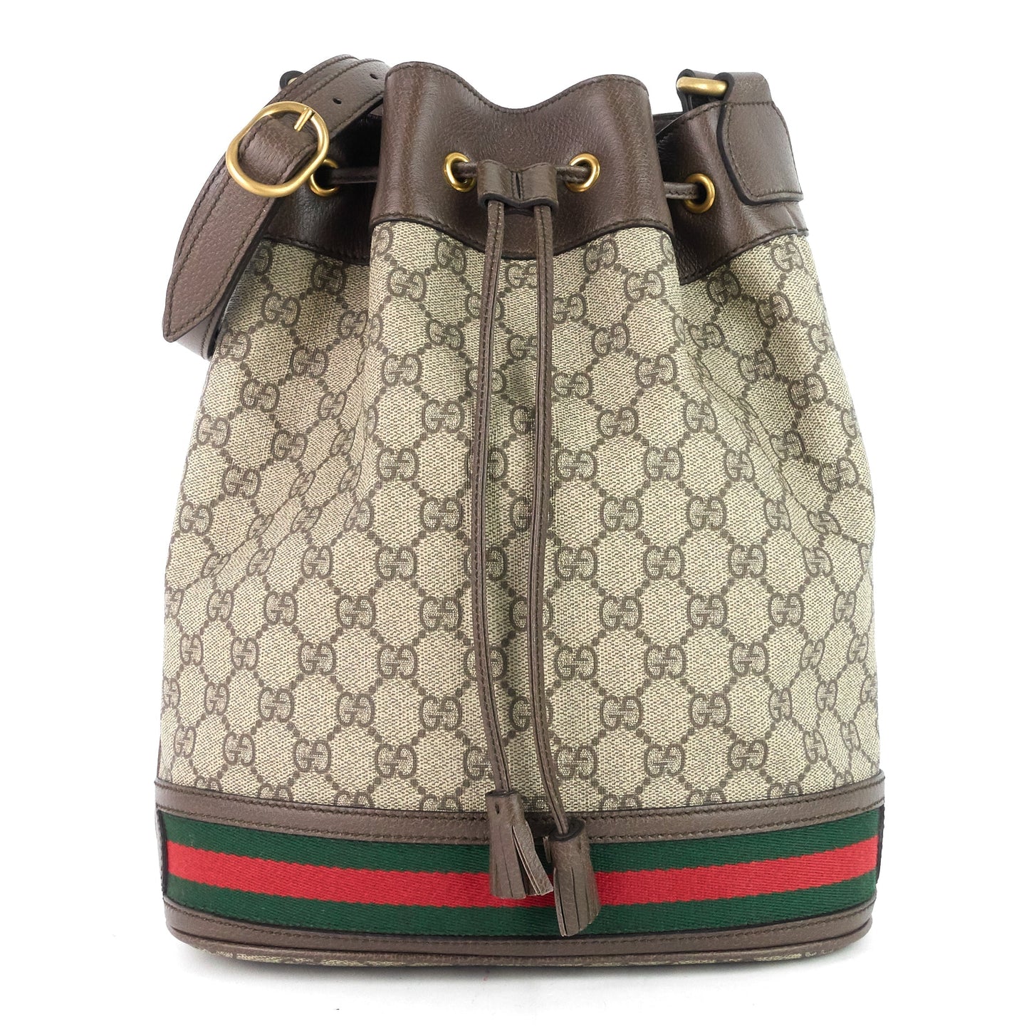 Gucci Ophidia GG Supreme Canvas Bucket Bag