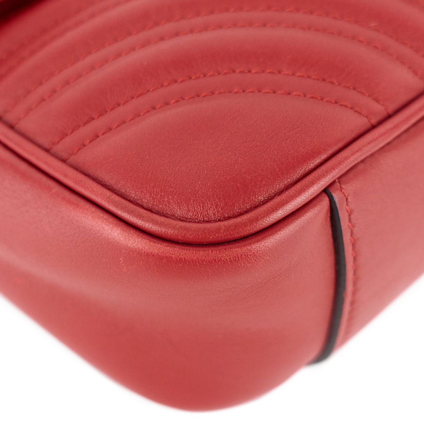 Gucci GG Marmont Small Matelass? Calfskin Leather Shoulder Bag