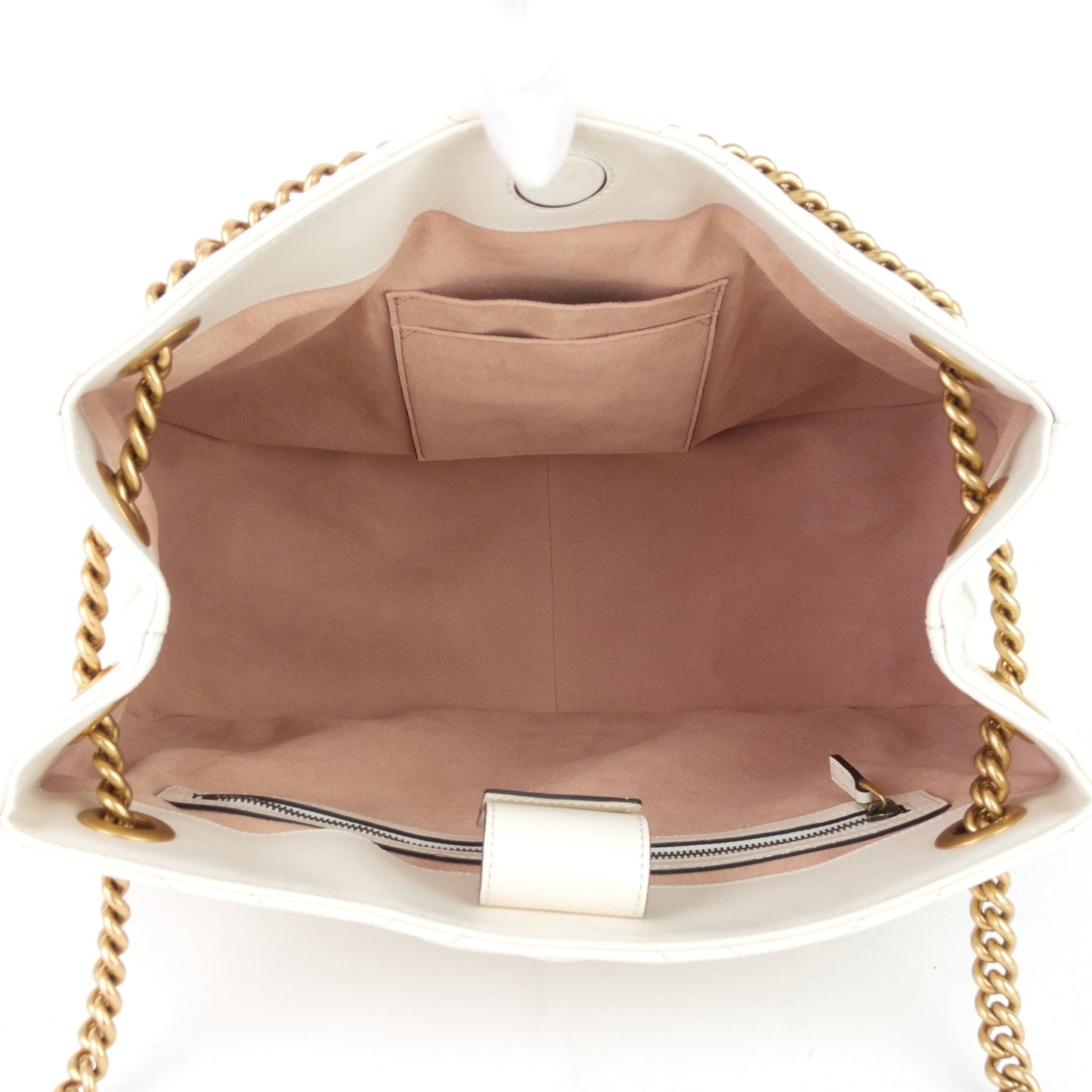 Gucci Marmont Medium Matelass? Calf Leather Chain Shoulder Bag