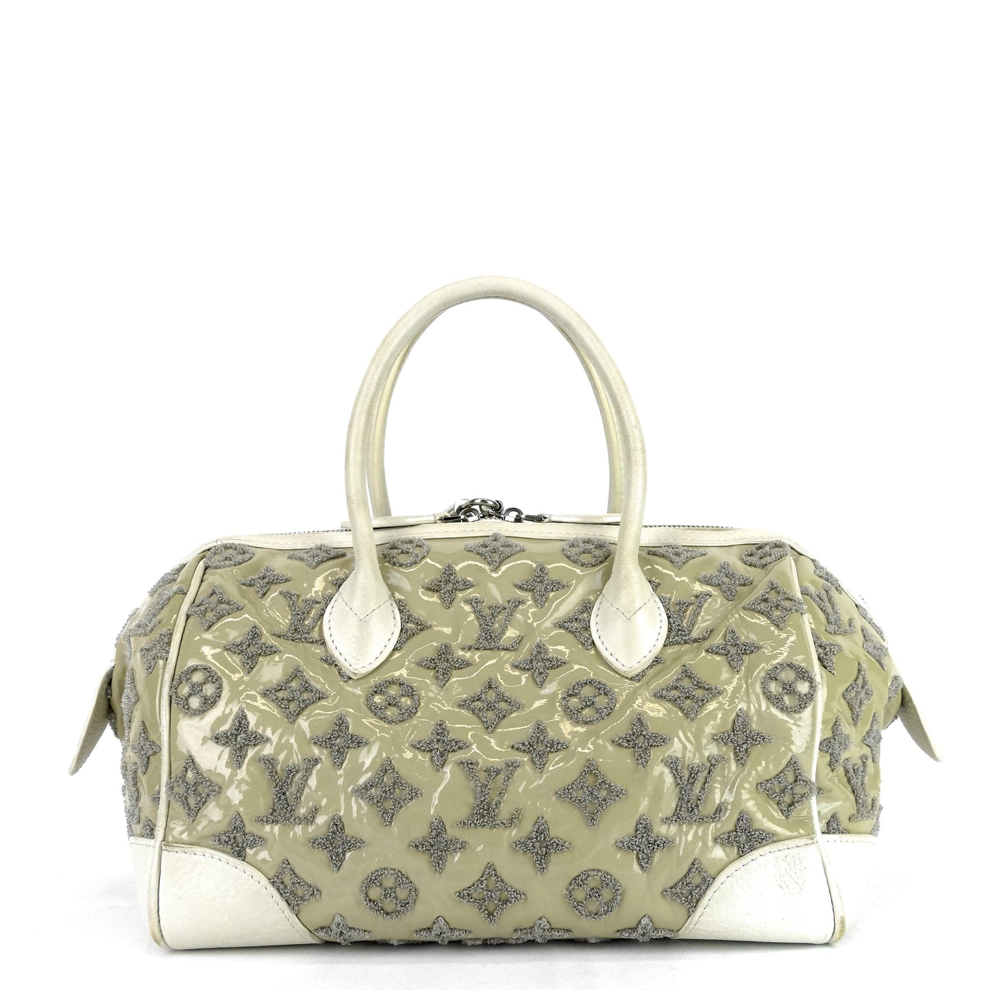 LOUIS VUITTON Monogram Bouclettes Round Bag