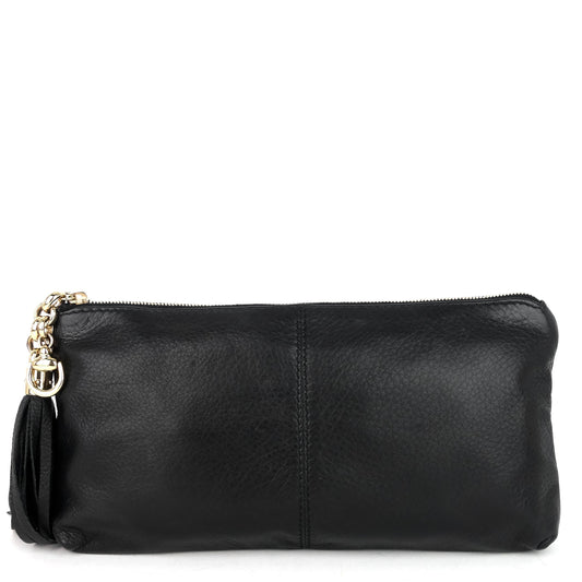 Gucci Sienna Tassel Leather Clutch Bag