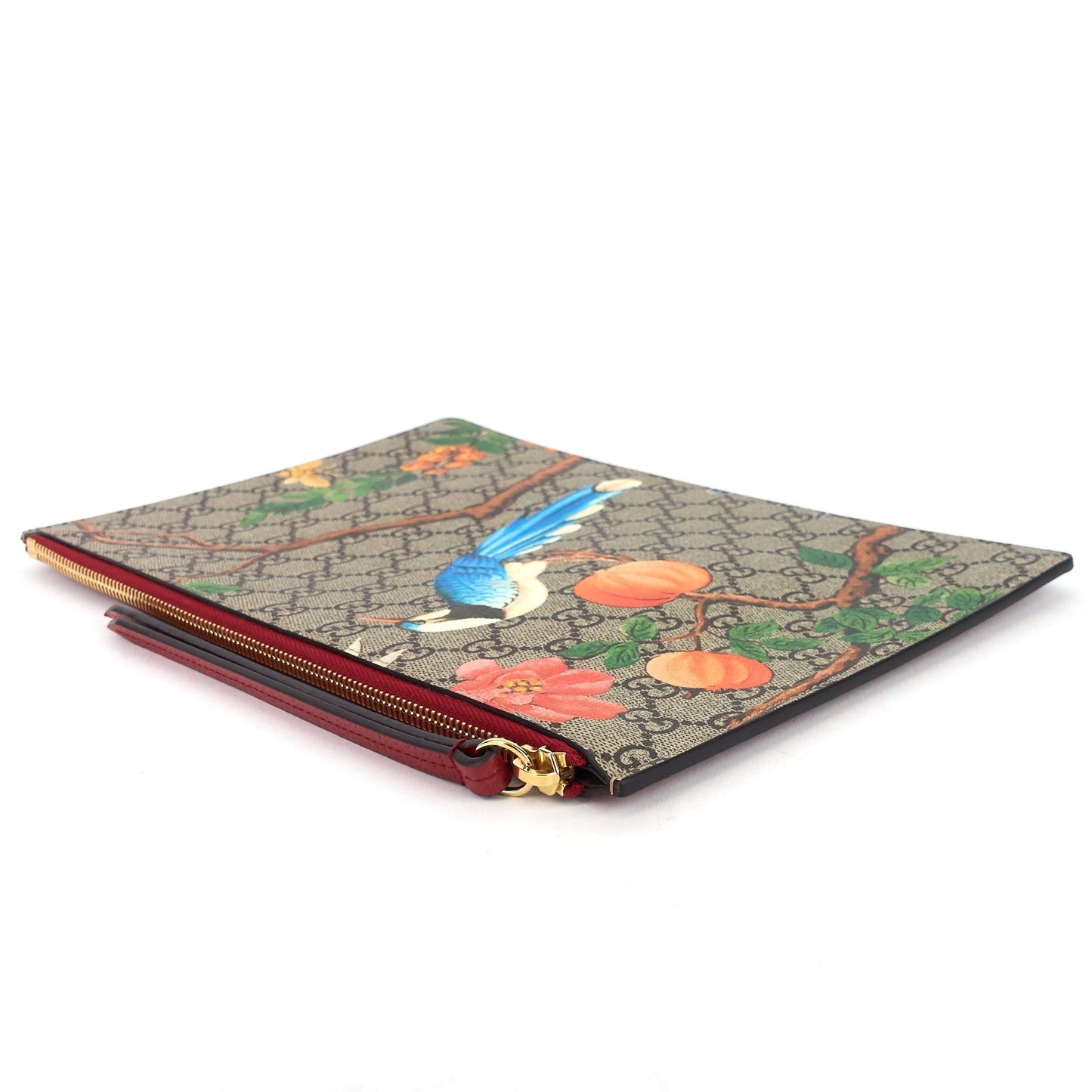 Gucci Tian Supreme Monogram Canvas Zip Pouch
