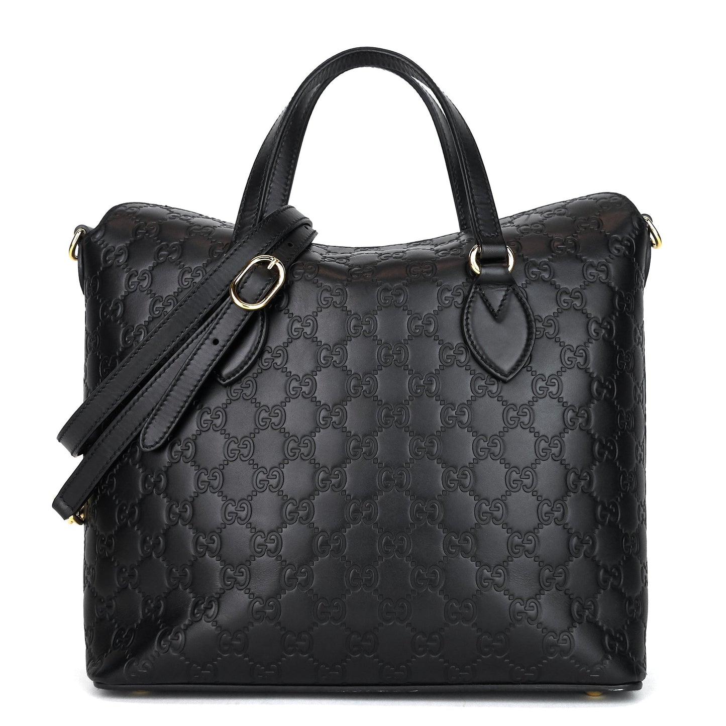 Gucci Signature Top Handle Guccissima Bag