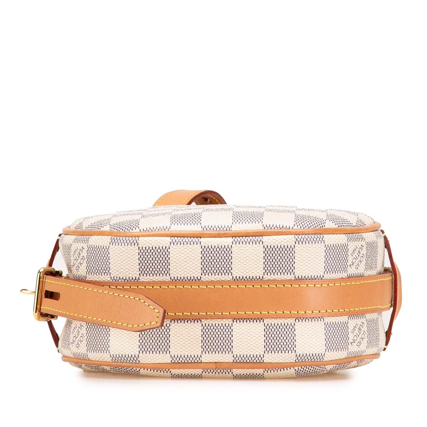 White Louis Vuitton Damier Azur Boite Chapeaux Souple PM Crossbody Bag