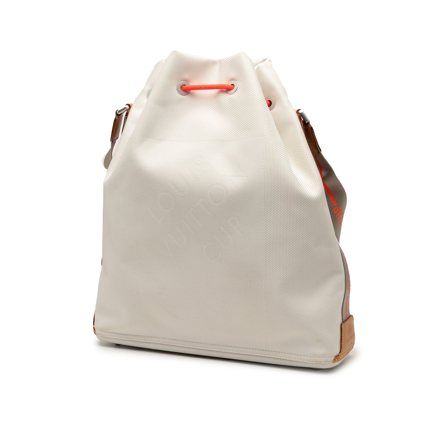 White Louis Vuitton Damier Geant LV Cup Volunteer Bag