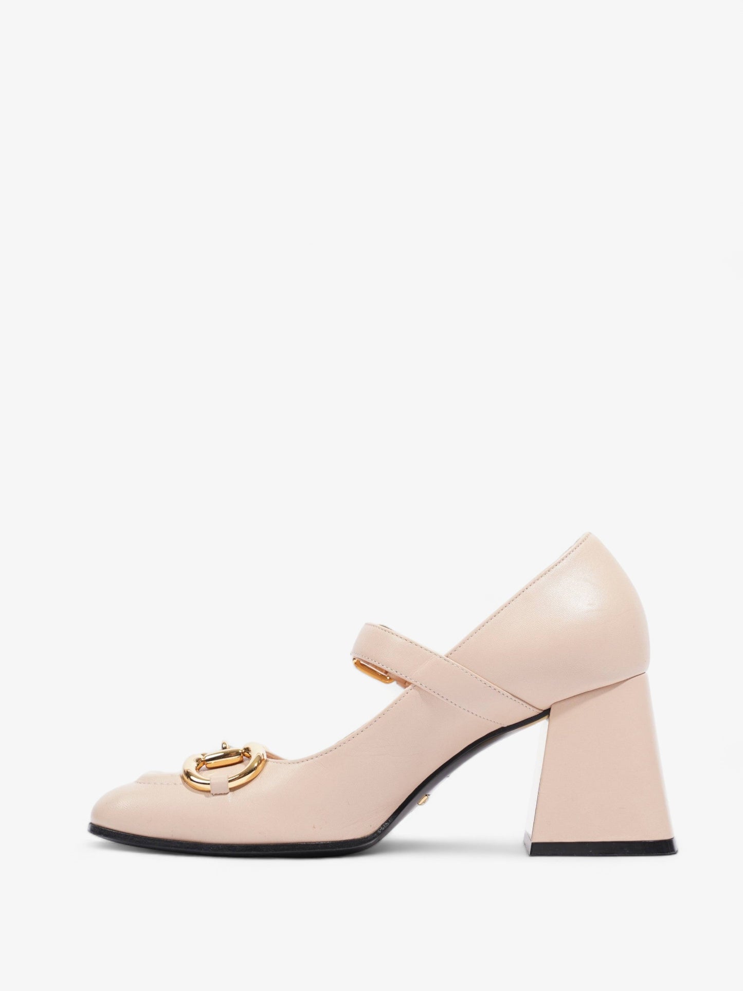 Gucci Horsebit Pump Nude Leather EU 36 UK 3
