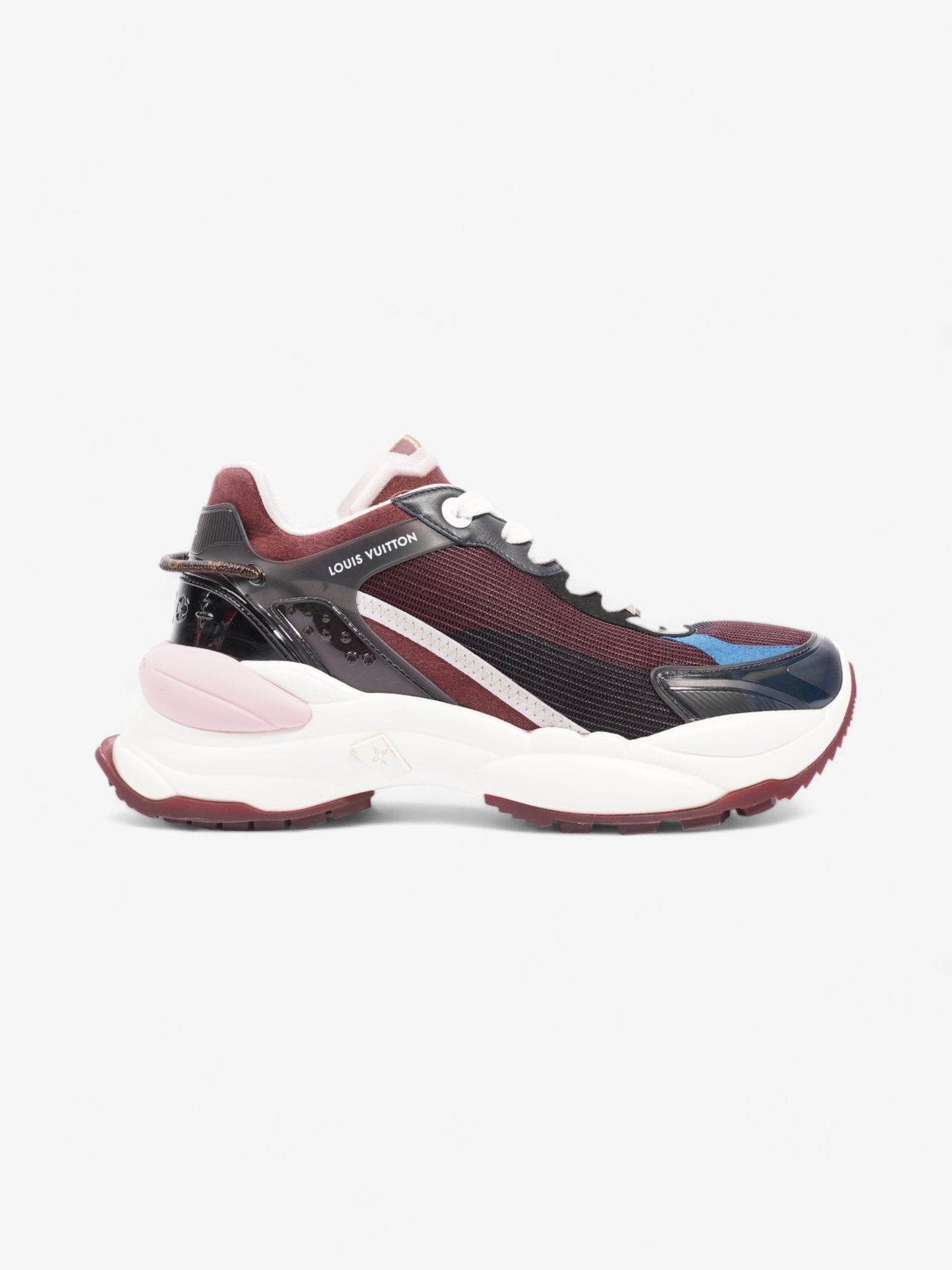 Louis Vuitton Run 55 Burgundy / Pink / Black Mesh EU 39 UK 6