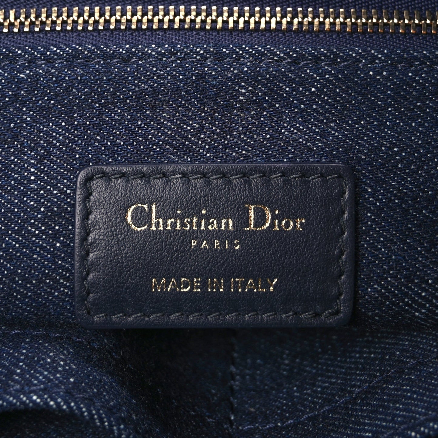 Christian Dior Canvas Calfskin Embroided Medium Miss Dior All Over Book Tote  Denim Multicolor