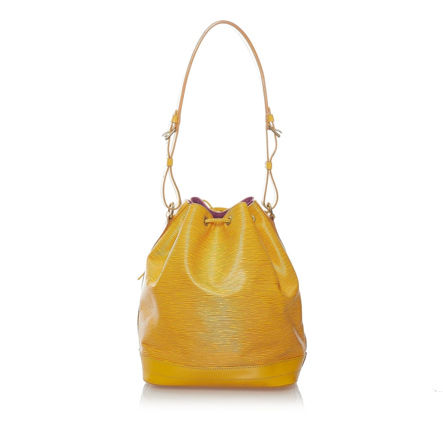 LOUIS VUITTON Epi Noe Yellow Handbag