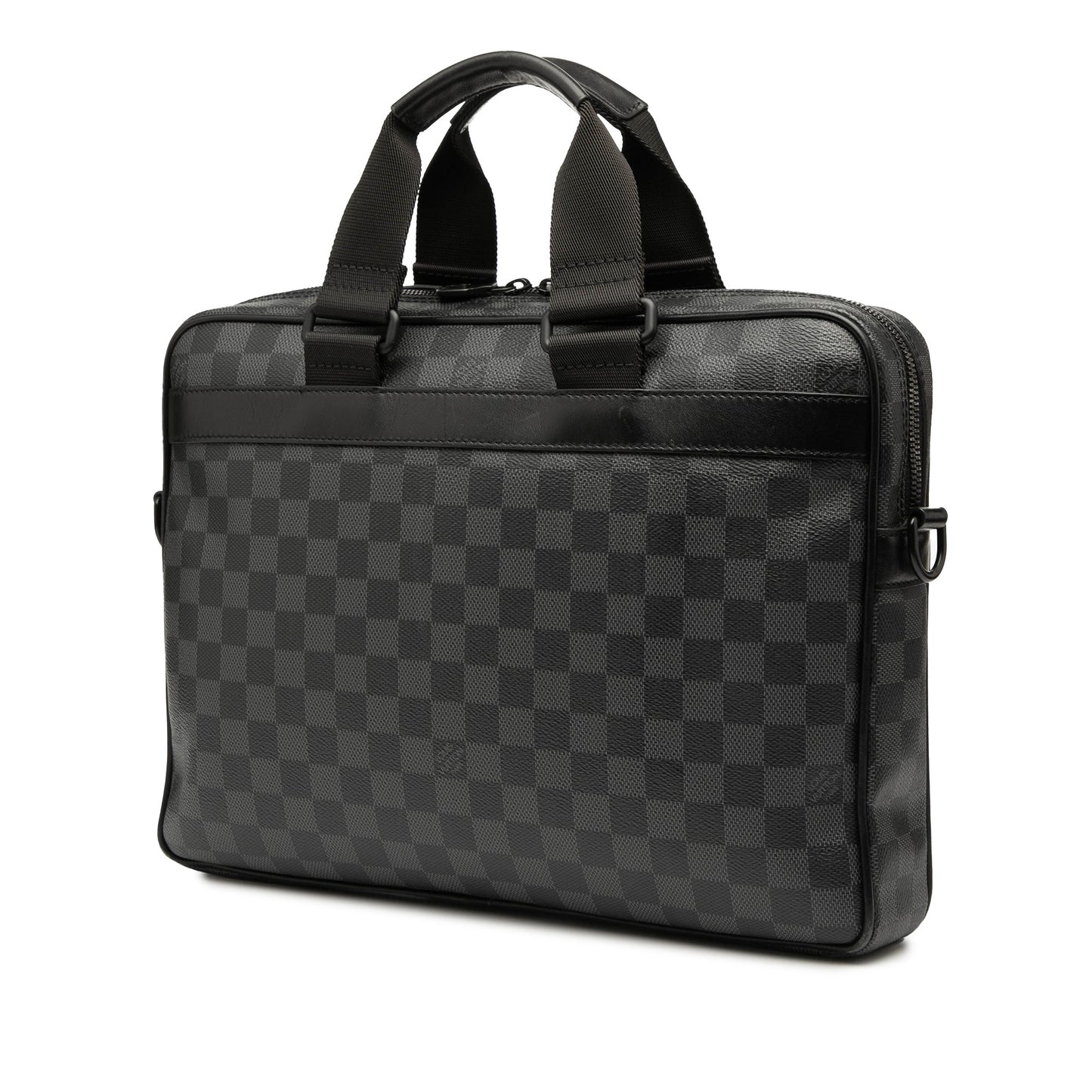 Black Louis Vuitton Damier Graphite Utility Business Bag