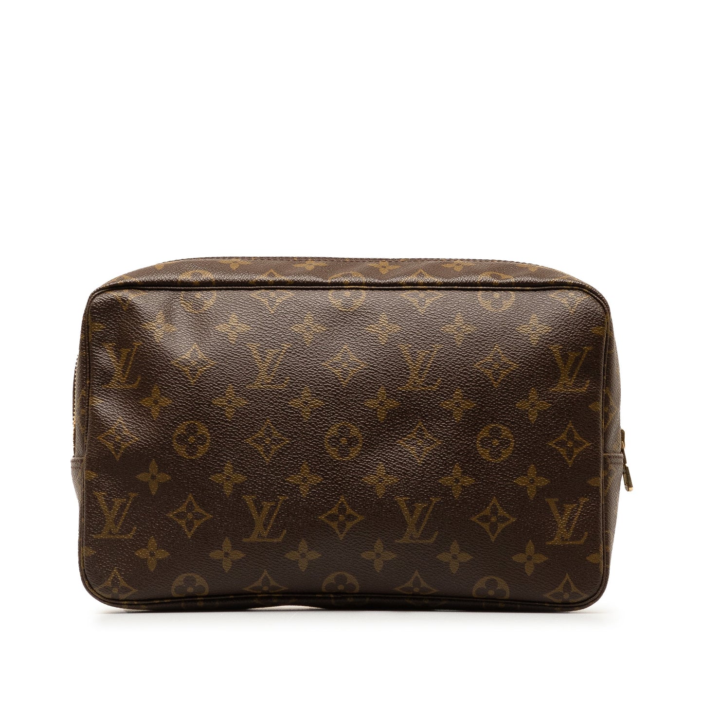 Brown Louis Vuitton Monogram Trousse Toilette 28 Pouch
