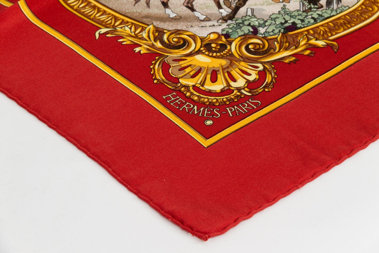 Hermes "Mousquetaires" Silk Ledoux Scarf
