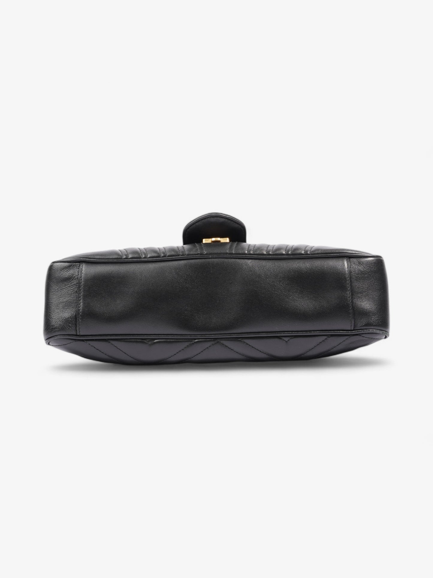 Gucci GG Marmont Black Matelasse Leather Medium