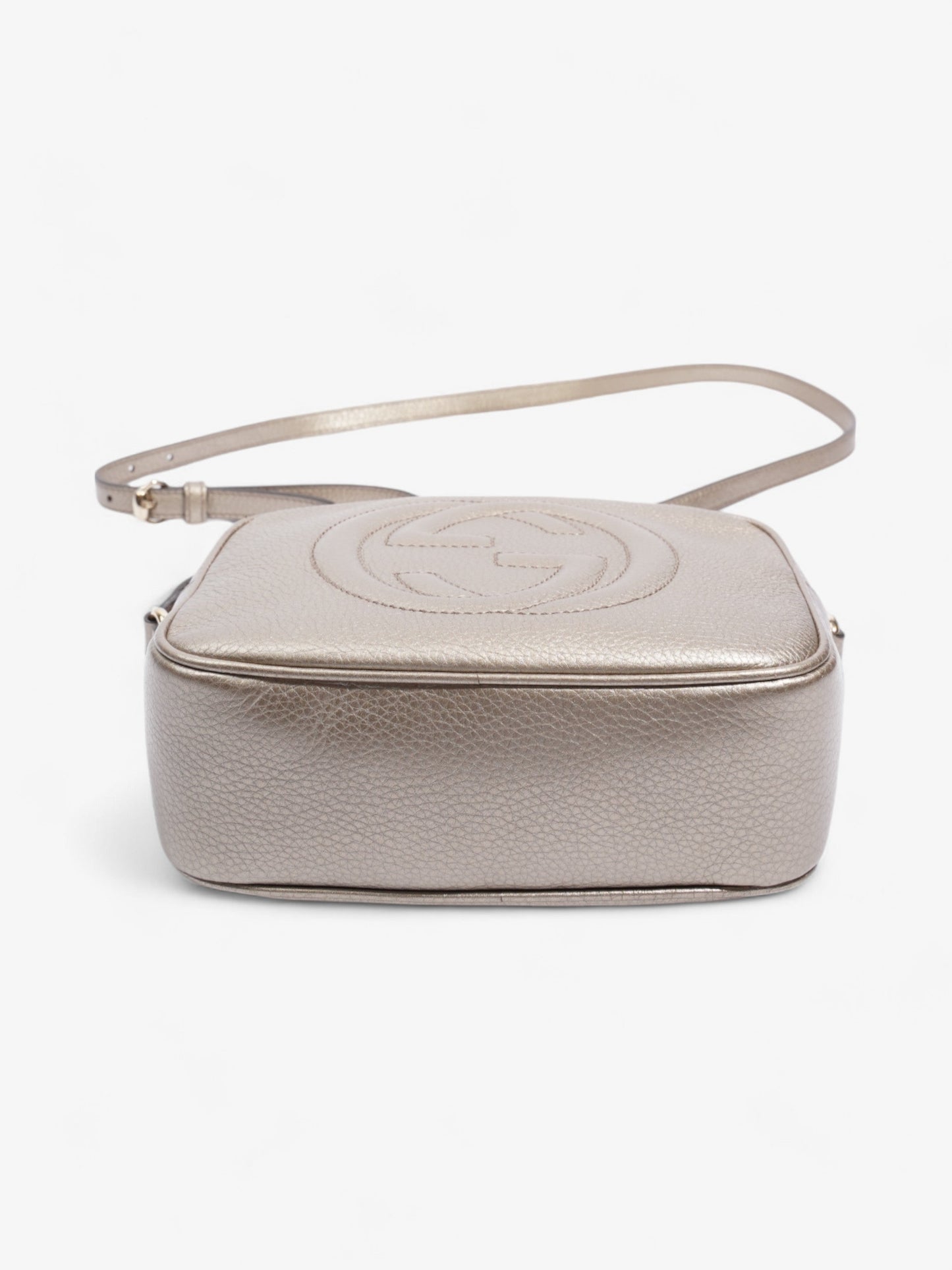 Gucci Soho Disco Bag Golden Beige Calfskin Leather Small