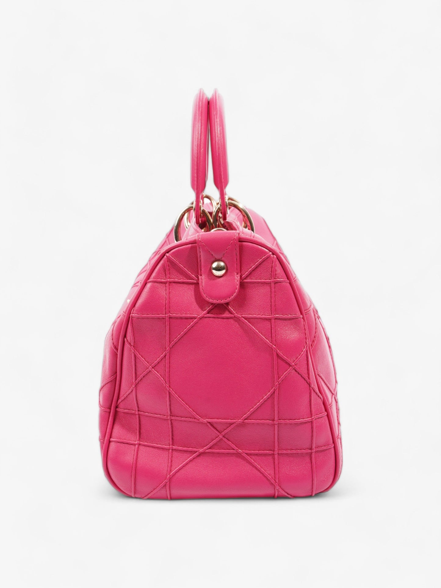 Christian Dior Granville Polochon Bag Pink Leather