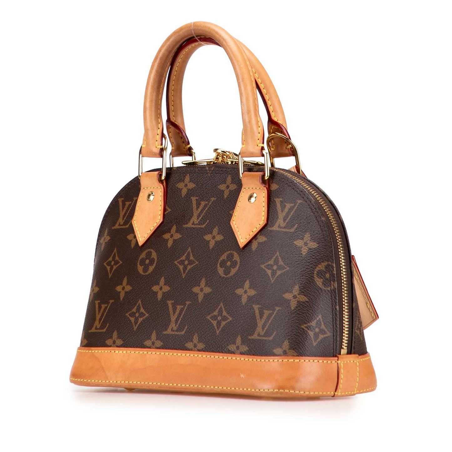 Brown Louis Vuitton Monogram Alma BB Satchel