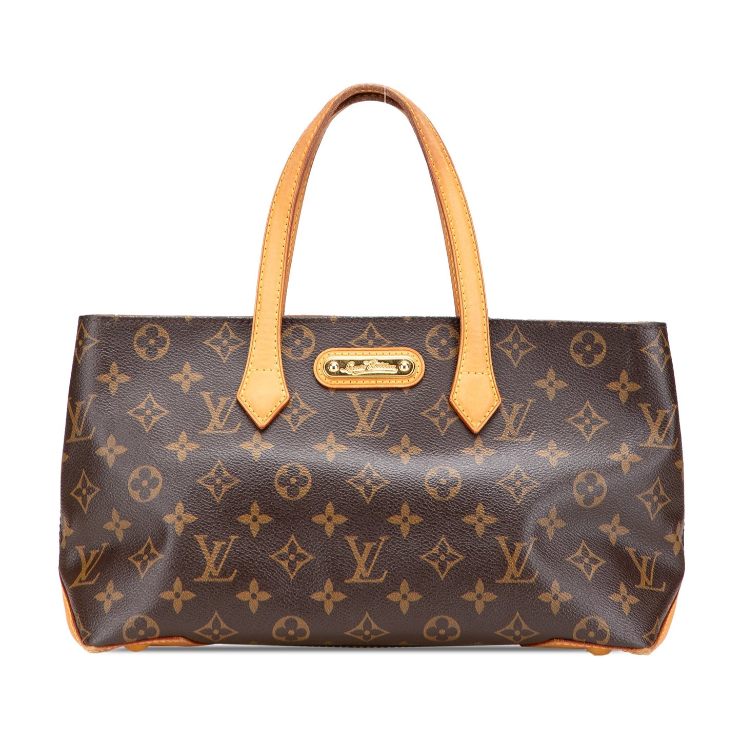 Brown Louis Vuitton Monogram Wilshire PM Handbag
