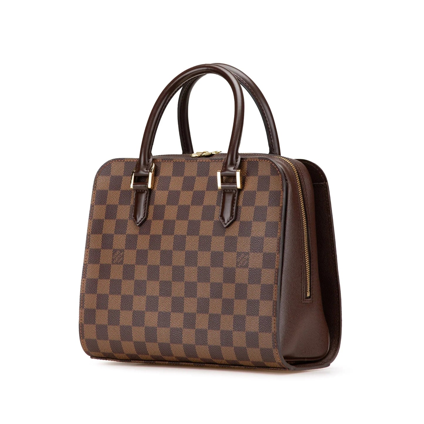 Brown Louis Vuitton Damier Ebene Triana Handbag