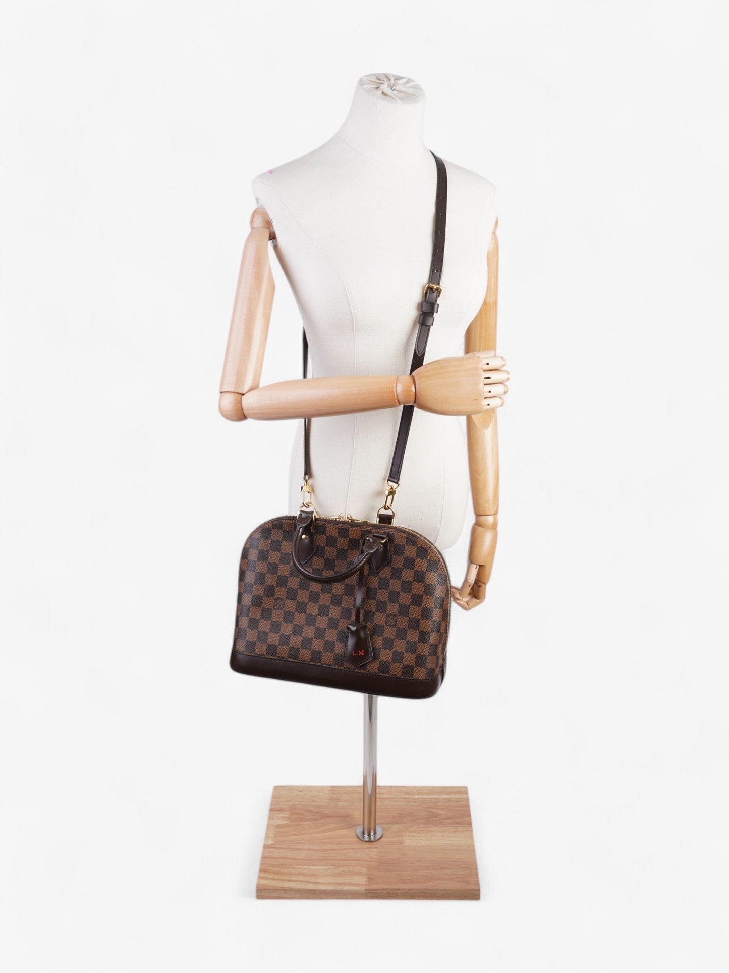 Louis Vuitton Alma Damier Ebene Coated Canvas PM