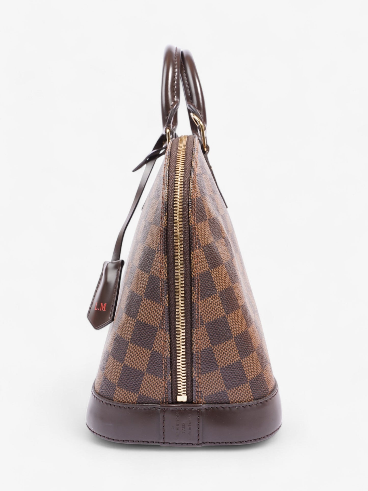 Louis Vuitton Alma Damier Ebene Coated Canvas PM