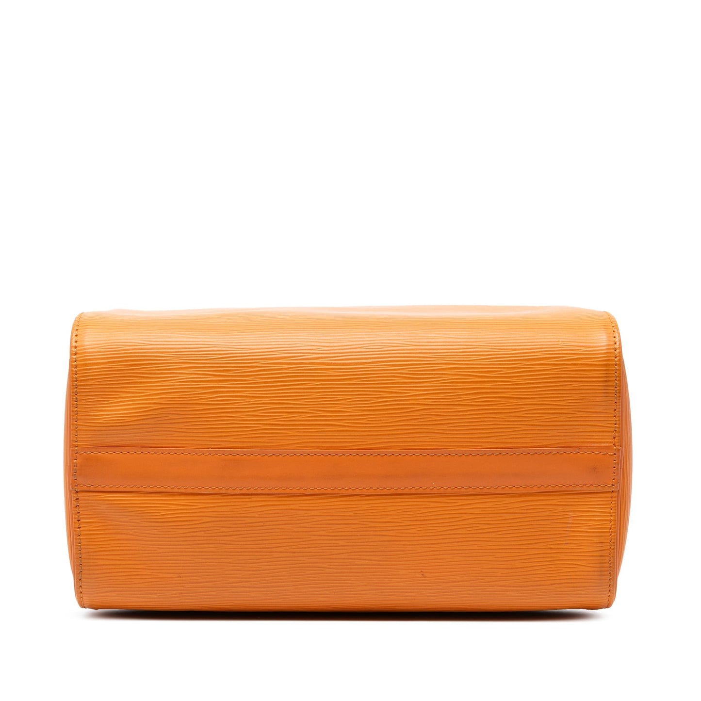 Orange Louis Vuitton Epi Speedy 30 Boston Bag