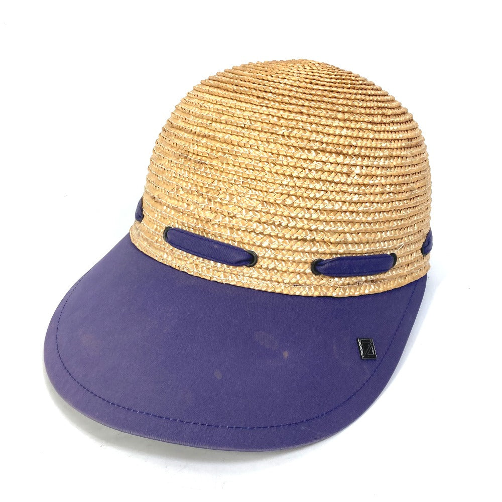 Dior hat cotton Navy / beige Sports Straw cap Women