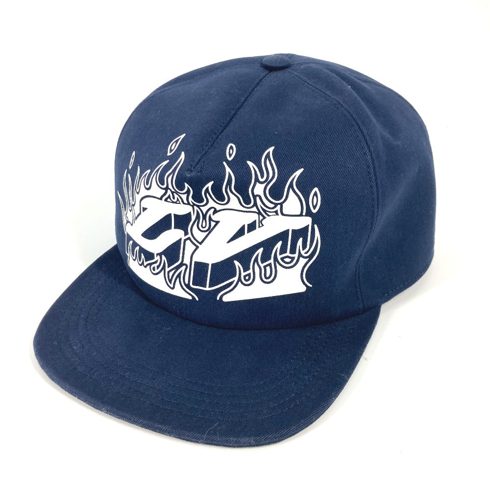 LOUIS VUITTON cap cotton Navy Casquette/LV Fire mens 58