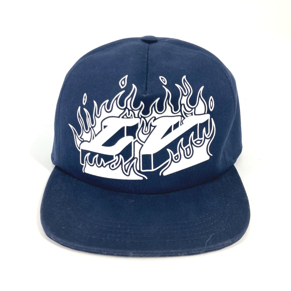 LOUIS VUITTON cap cotton Navy Casquette/LV Fire mens 58