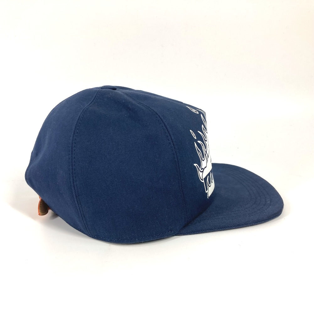 LOUIS VUITTON cap cotton Navy Casquette/LV Fire mens 58